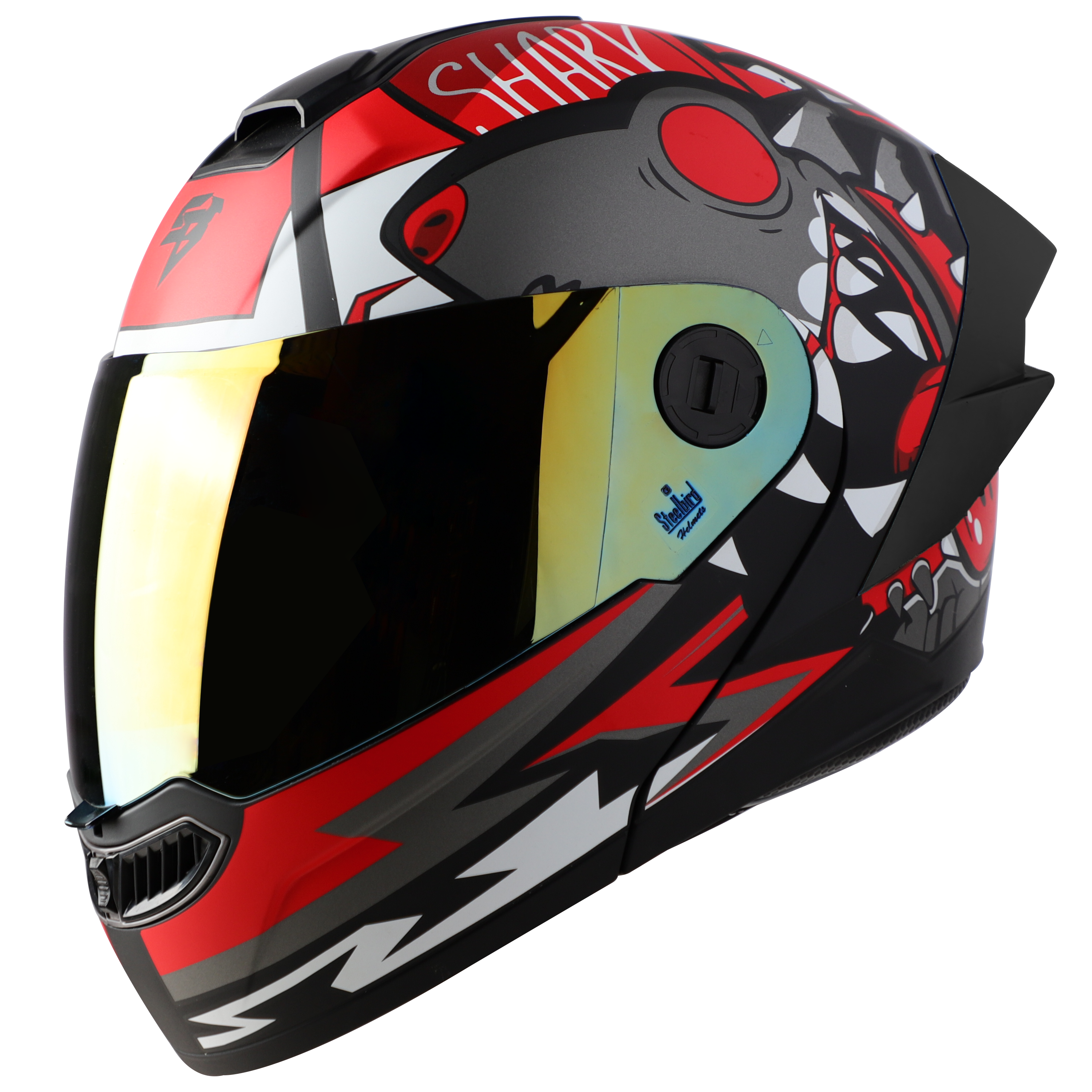 SBA-8 ISS SHARKY MAT BLACK RED